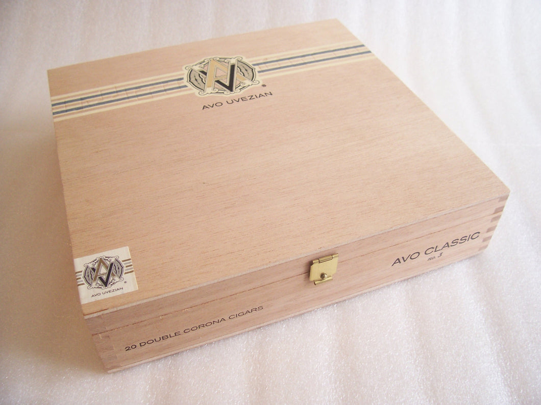 Avo Uvezian Classic No. 3 Empty Cigar Box