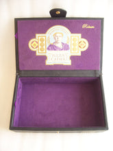 Load image into Gallery viewer, J.C. Newman Leather Diamond Crown Julius Caeser Robusto Empty Cigar Box
