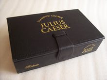 Load image into Gallery viewer, J.C. Newman Leather Diamond Crown Julius Caeser Robusto Empty Cigar Box
