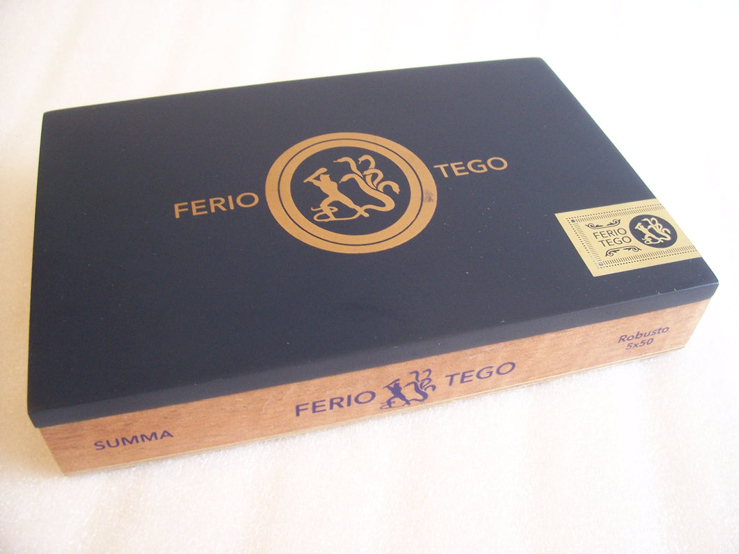 Ferio Tego Summa Robusto Empty Cigar Box