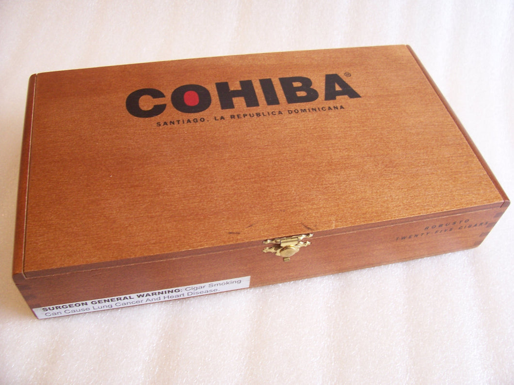 Cohiba Robusto Empty Cigar Box