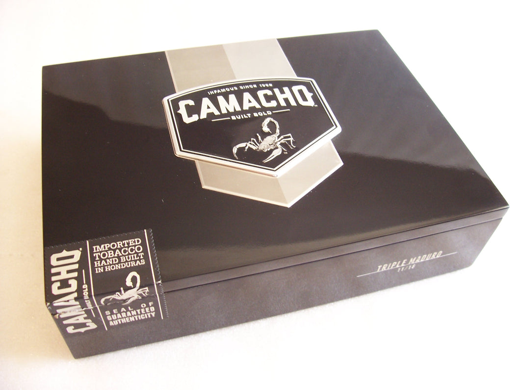 Camacho Triple Maduro Empty Cigar Box