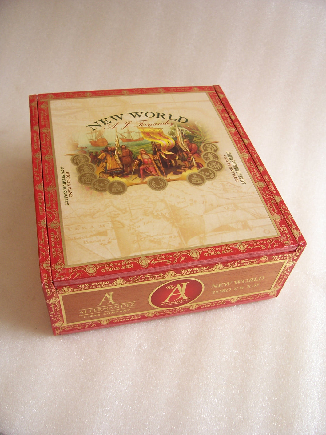 AJ Fernandez New World Gubenador Toro Empty Cigar Box