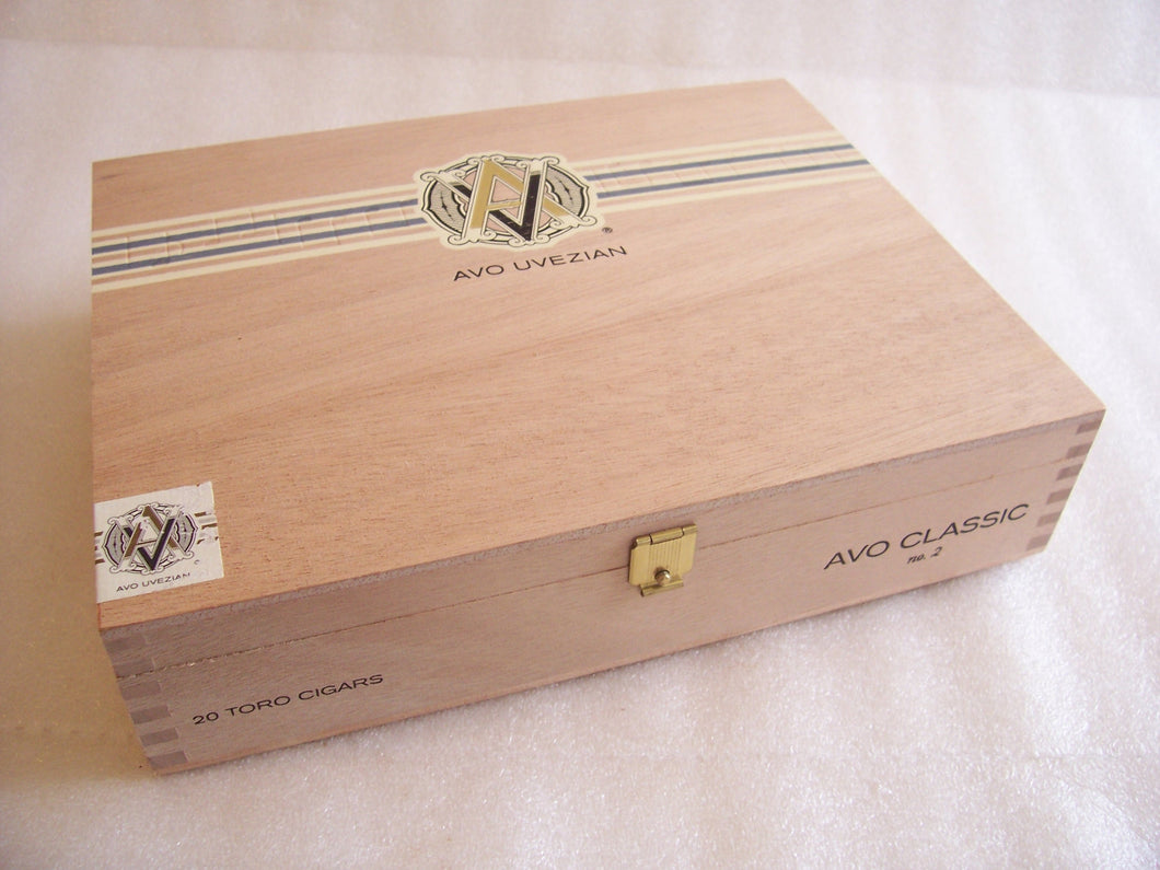Avo Uvezian Classic No. 2 Empty Cigar Box