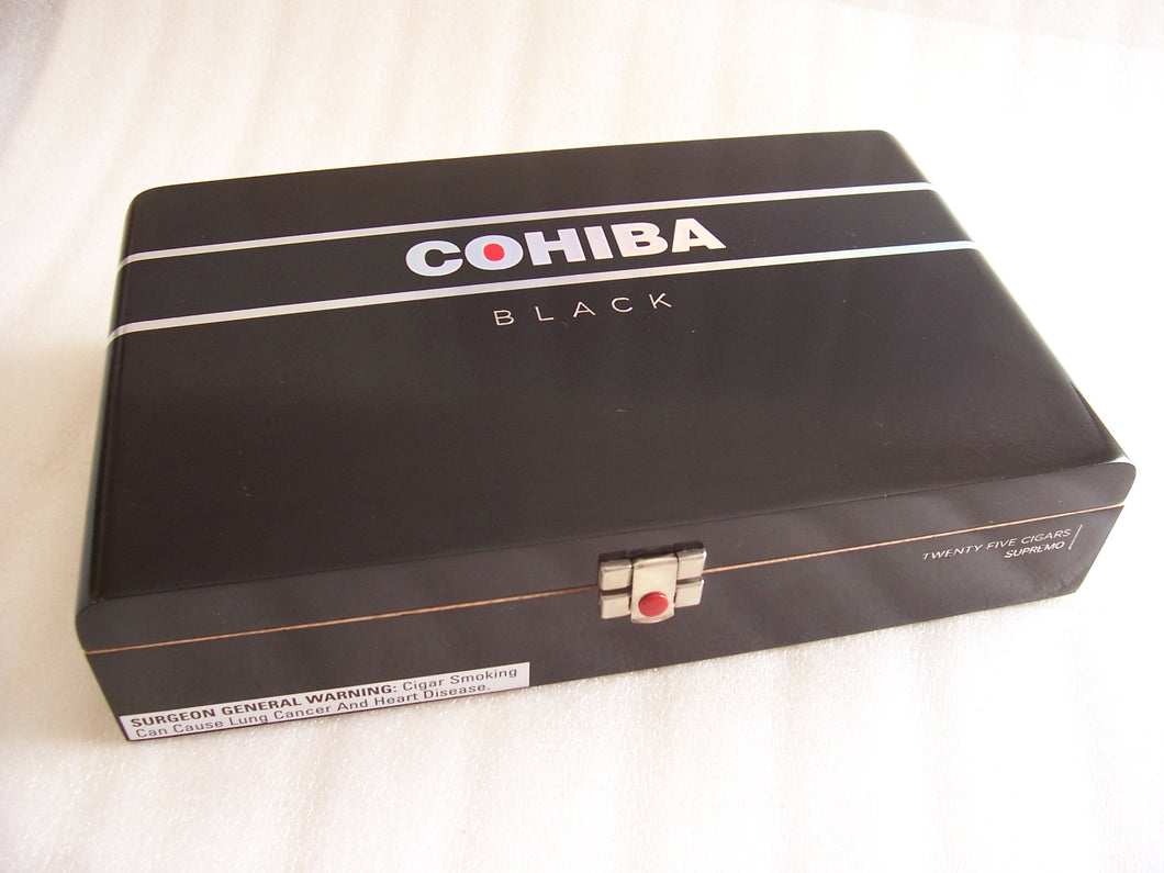 Cohiba Black Supremo Empty Cigar Box