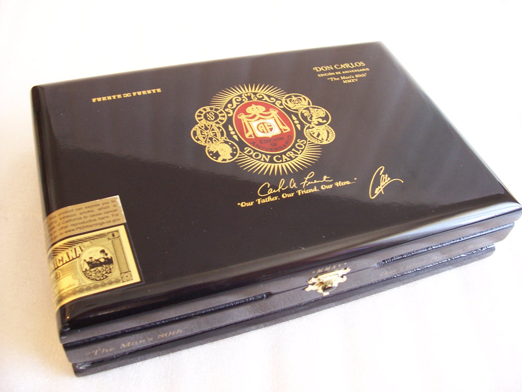 Fuente Fuente Don Carlos Edicion de Aniversario 80th MMXV Empty Cigar Box