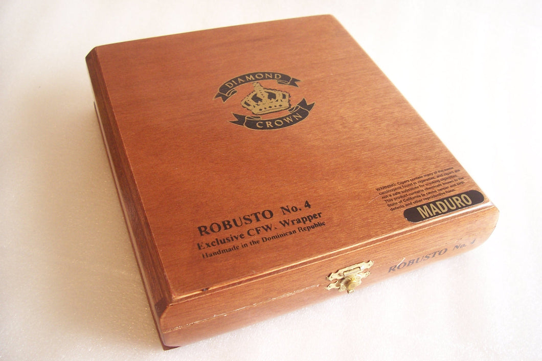 Diamond Crown Robusto No. 4 Maduro Empty Cigar Box